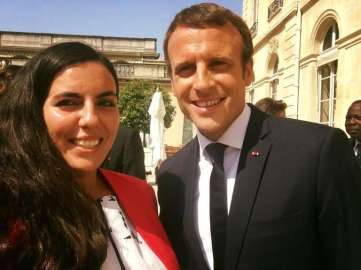 Sarah Toumi_Macron_Selfie